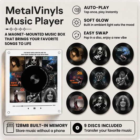 👑 Prince of Darkness — Vinyl Music Frame